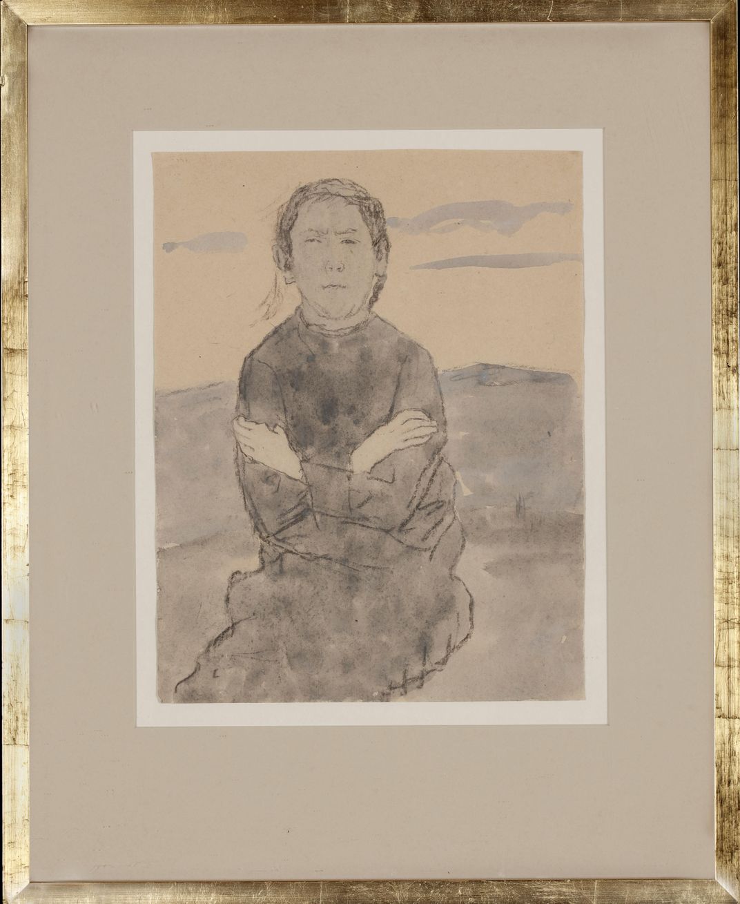 Gwen John (1876-1939) Marie Hamonet with Arms Crossed, c. 1918-19