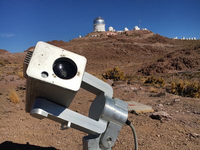This telescope located in Cerro Tololo, Chile is just one of many within the MicroObservatory Robotic Telescope Network. (Smithsonian Astrophysical Observatory)