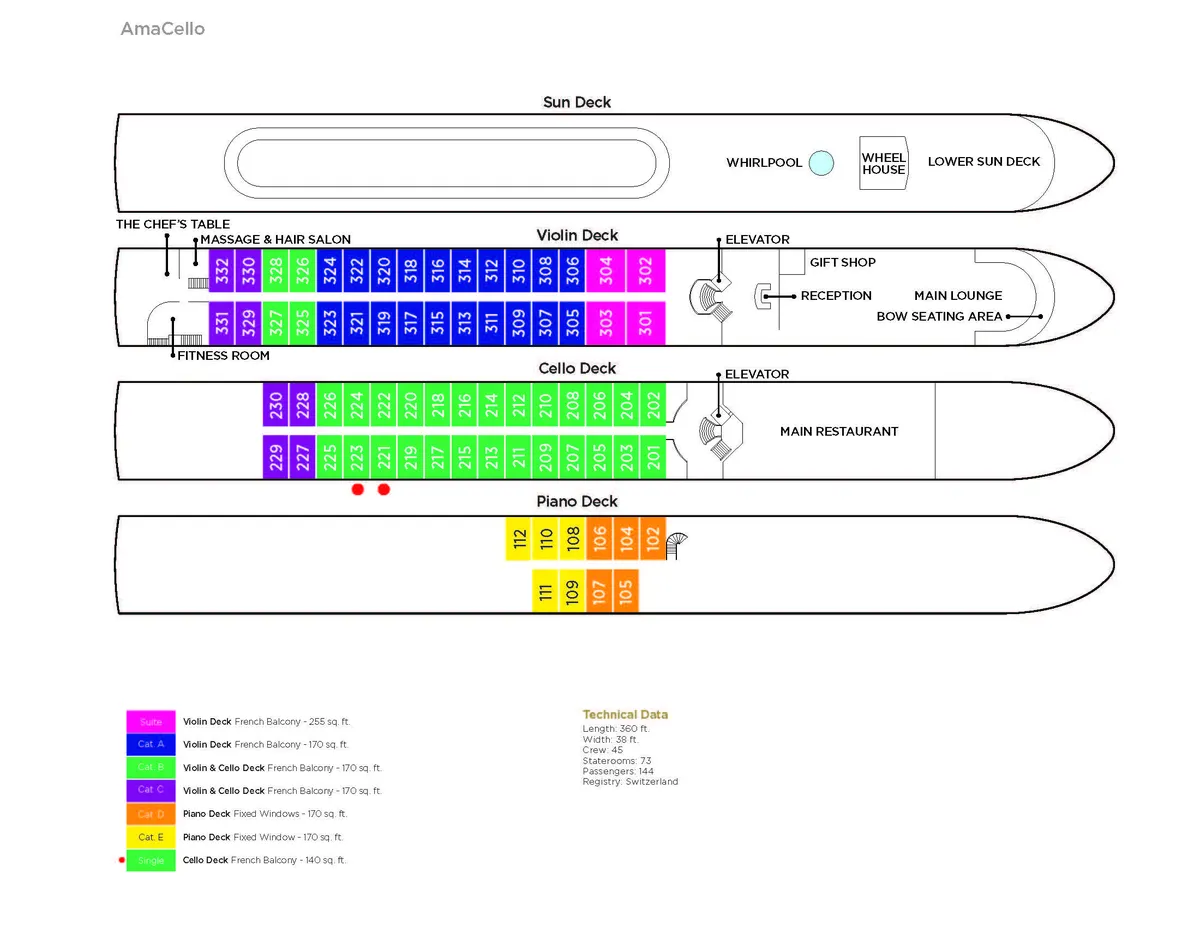AmaCello deck plan image