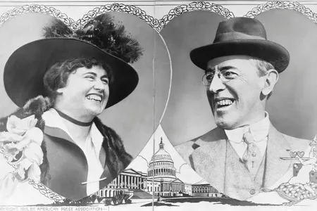 President and First Lady Edith Wilson.