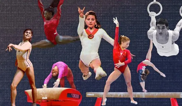 Gymnastics collage (mobile)