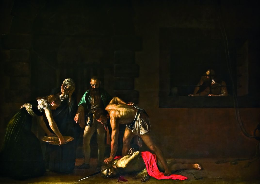 <I>The Beheading of St. John the Baptist</I> by Caravaggio, St. John's Co-Cathedral, Valletta. Credit: viewingmalta.com