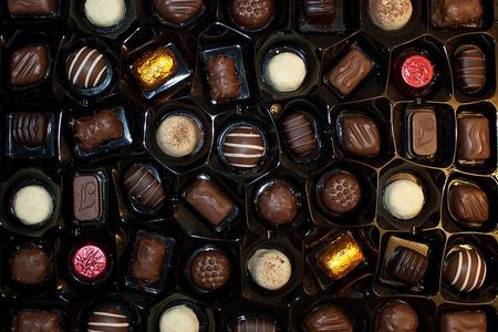 Trading fat in chocolates for a fruit juice substitute.