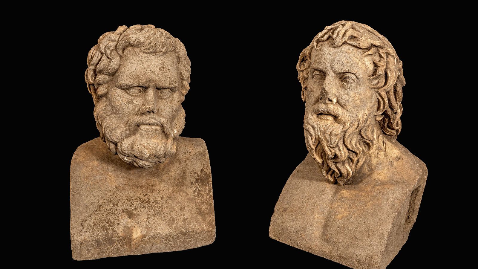 Two Well-Preserved Roman Busts Were Discovered Inside a Wine Vat in Israel Near the Capital City of a Roman Province