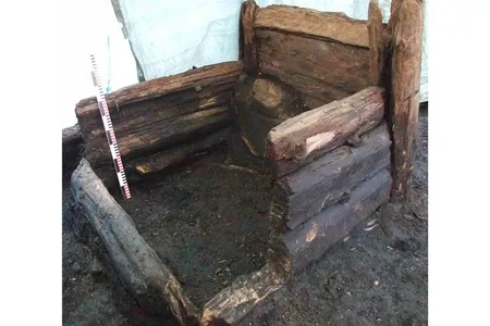 A 14th-century latrine in Riga, Latvia