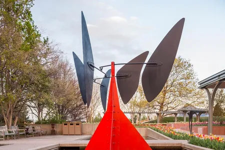 Alexander Calder, "Five Rudders," 1964. Lent by the Mildred Lane Kemper Art Museum, Washington University St. Louis. Gift of Mrs. Mark C. Steinberg, 1964. © 2017 Calder Foundation, New York / Artists Rights Society (ARS), NY