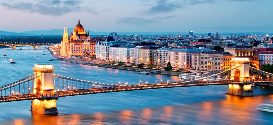  Budapest, one of Europe's most beautiful cities, situated along the Danube River 
