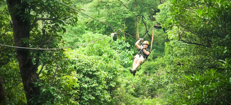 Zip-line adventure in Costa Rica 