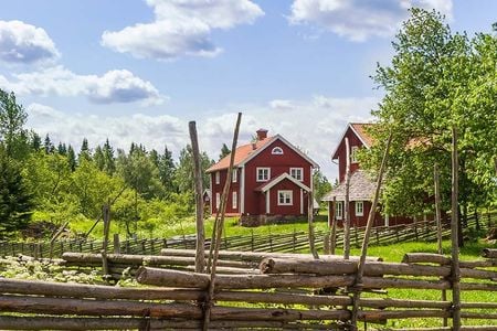 The color, known specifically as Falu red, has been a consistent symbol of pastoral life in Sweden.