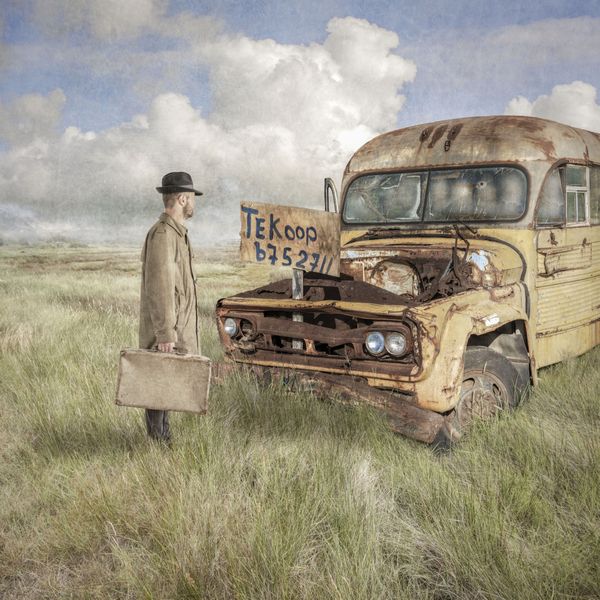 The wandering man and a bus for sale thumbnail