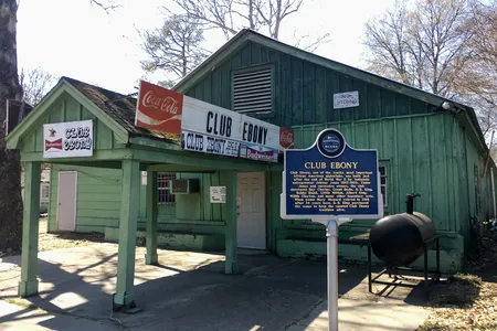 The exterior of Club Ebony, taken before the renovation
