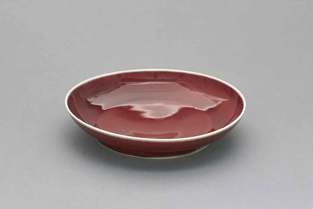 Copper-red dish, Ming dynasty