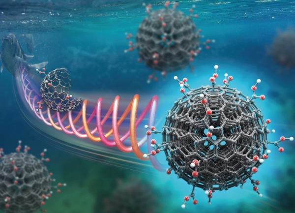 Graphic of carbon nano-onions