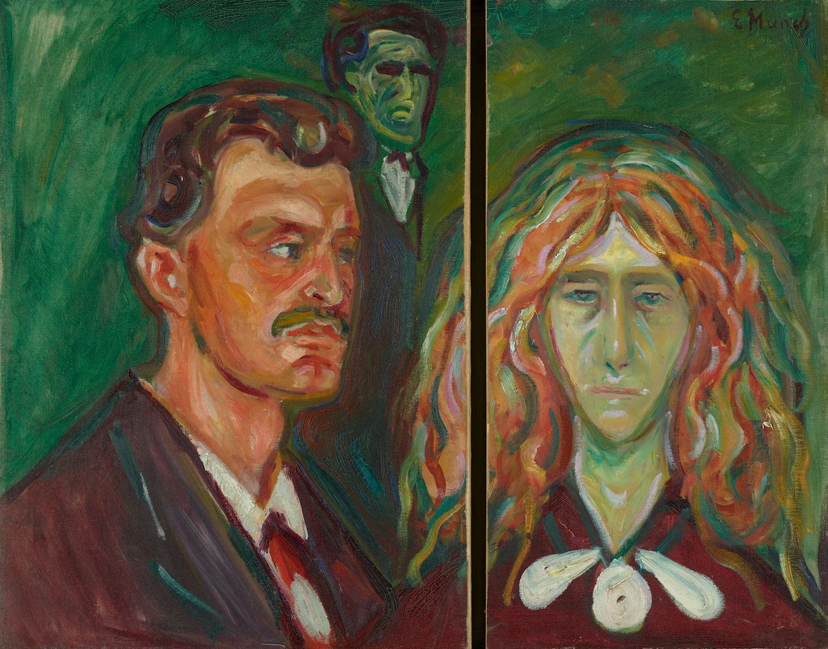 British Museum Reunites Portrait That Edvard Munch Sawed in Half to Avenge  His Fiancée, image size:1200x940