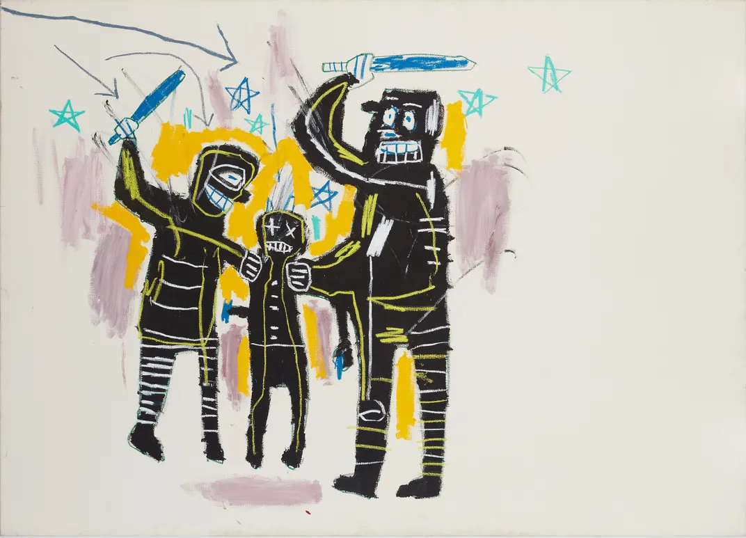 Jailbirds by Jean-Michel Basquiat