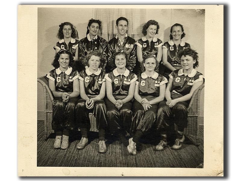 a vintage photograph of baseball players