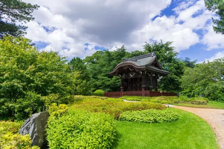 Chokushi-Mon (Gateway of the Imperial Messenger) and the Japanese Gardens