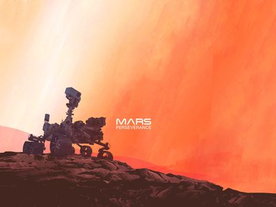 Perseverance Rover on Mars ( NASA Illustration)