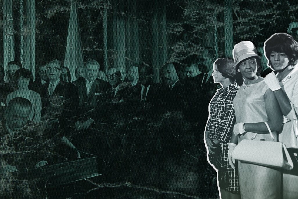 Voting rights act signing