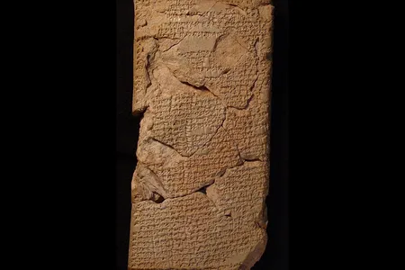 One of the four newly translated cuneiform tablets