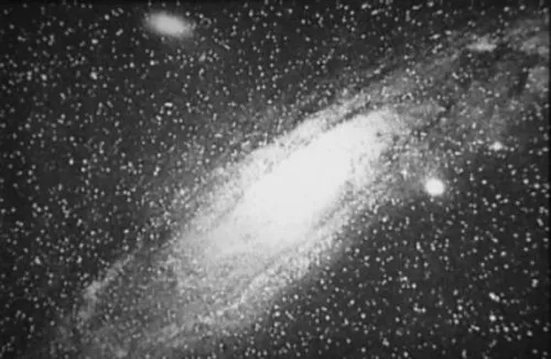 The Great Andromeda Nebula, photographed in 1899.