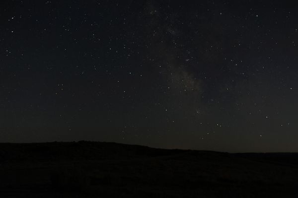 Night sky at Theodore Roosevelt National Park thumbnail
