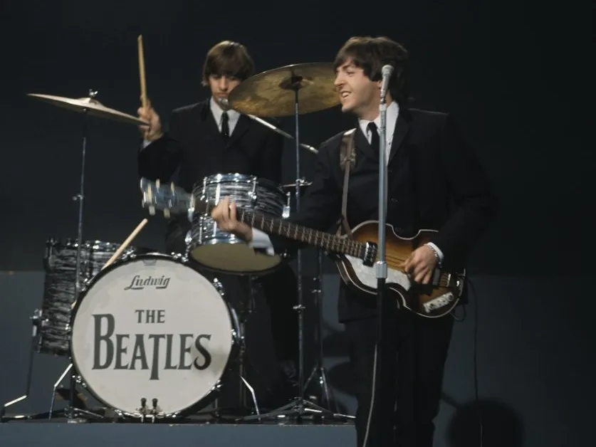 Paul McCartney Playing Bass