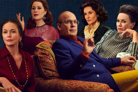 Clockwise from top left: Molly Ringwald as Joanne Carson, Demi Moore as Ann Woodward, Naomi Watts as Babe Paley, Tom Hollander as Truman Capote and Diane Lane as Slim Keith in &quot;Feud: Capote vs. the Swans&quot;