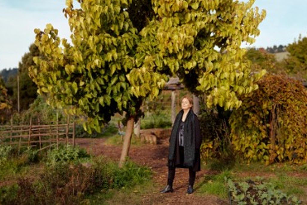 The newly commissioned Alice Waters portrait