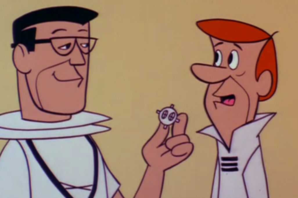 The doctor shows George his “Peek-A-Boo Prober Capsule” (1962)
