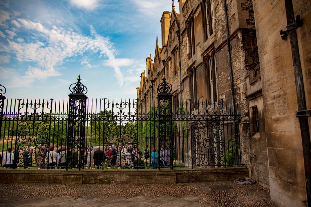 Lecture break at Merton. Credit: Wade Jennings