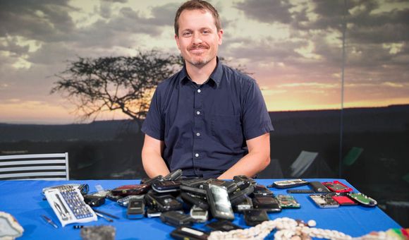 Joshua Bell is the curator of globalization at the Smithsonian’s National Museum of Natural History. He is working on a new exhibit about the global history of cellphones. (Smithsonian)