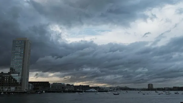 Storm Clouds over Boston Harbor thumbnail