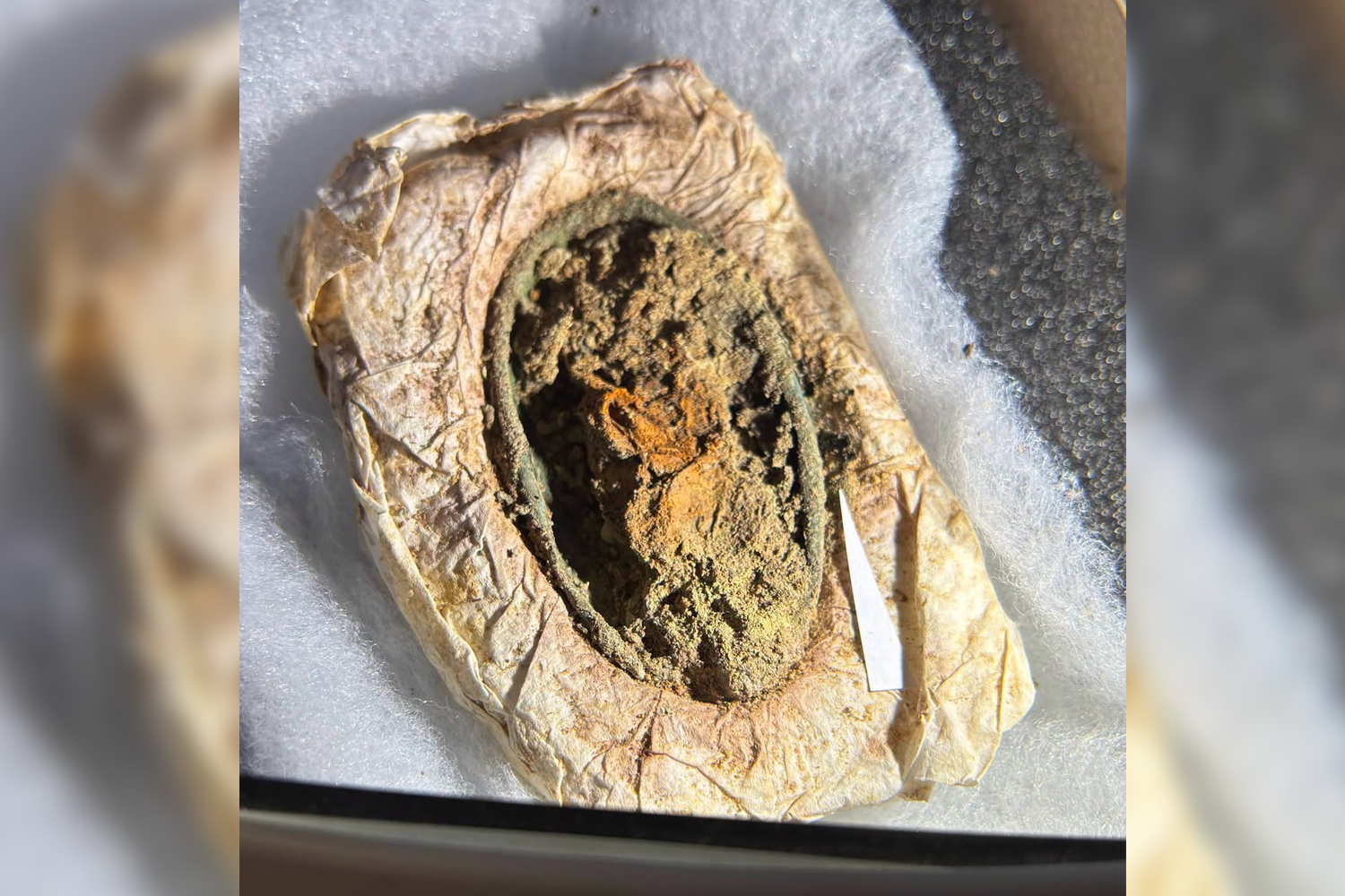 Archaeologists in Denmark Discover Rare Fragments of 1,300-Year-Old Clothing Preserved Inside a Viking Age Grave