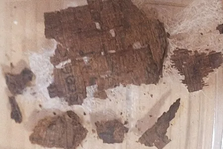 The papyrus fragment with a passage from Homer's Iliad