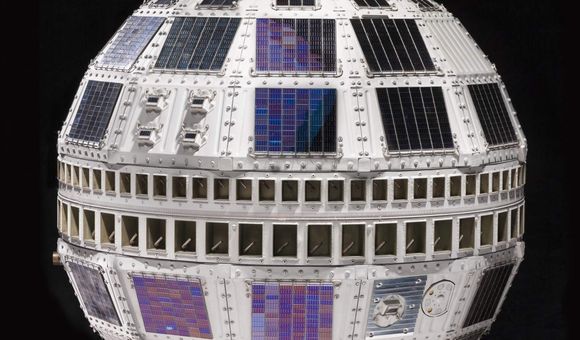 Backup spacecraft for Telstar, the world's first active communications satellite.  Telstar 1 began an era of live international television. After its launch on July 10, 1962, it relayed television images between the United States and France and England. 
