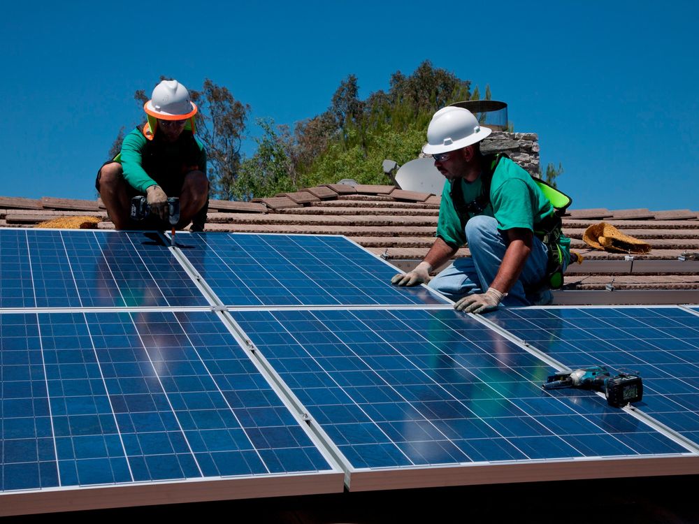 solar panel install