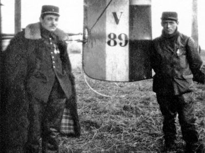 Frantz (left) and Quénault with their Voison