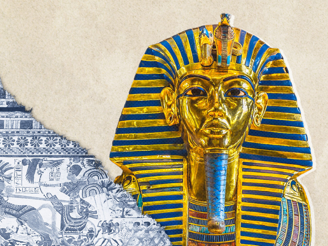tutankhamun sarcophagus drawing