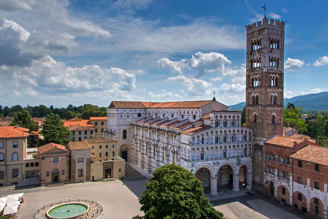 The cathedral at Lucca
