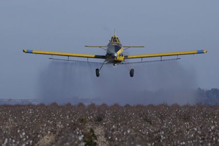 Mark Edwards in a turbine Air Tractor