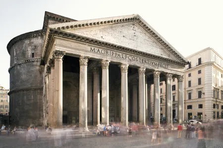 Rome's Pantheon was built around 27 B.C.E.