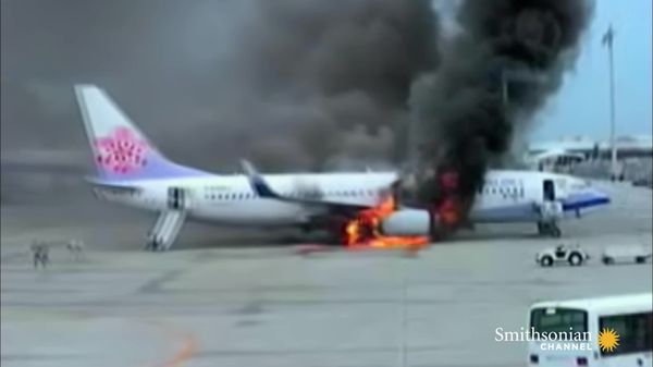 Preview thumbnail for Raw Footage of the China Airlines Flight 120 Explosion