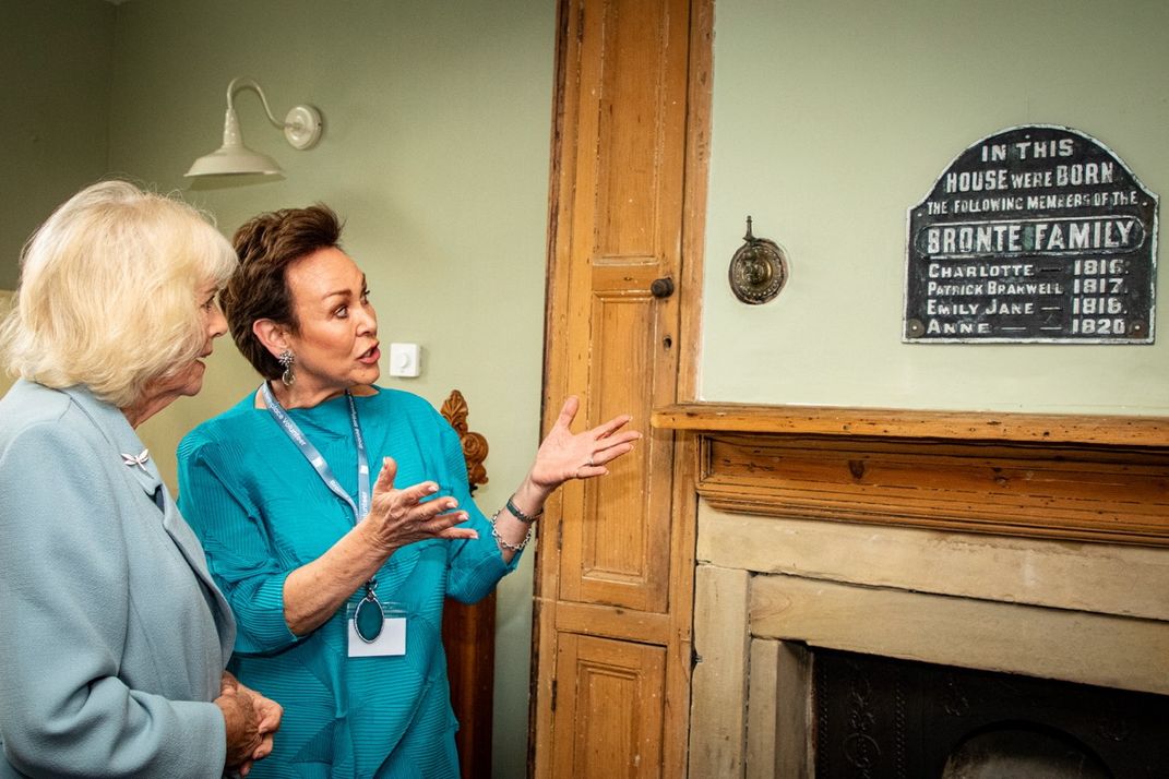 Queen Camilla and Christa Ackroyd