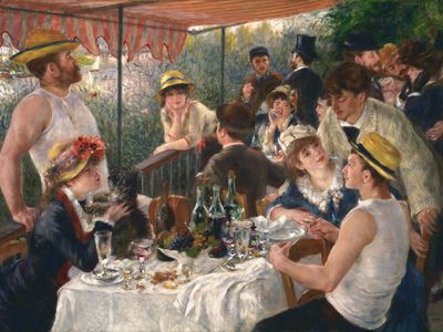 Pierre-Auguste Renoir's famed painting "Luncheon of the Boating Party" is the focus of a new exhibit in Washington, D.C.