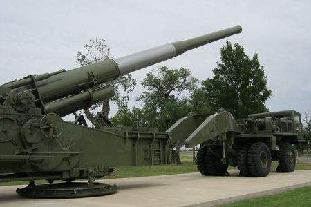 At Fort Sill, Oklahoma, you can see "Atomic Annie," the first and only cannon to ever fire a nuclear shell.