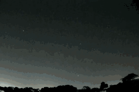 The fireball cruising across the sky was most likely a fragment of an asteroid called a 'bolide'.