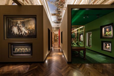 A view of the Spitzmaus exhibit.