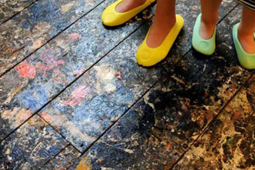 Pollock’s studio in East Hampton