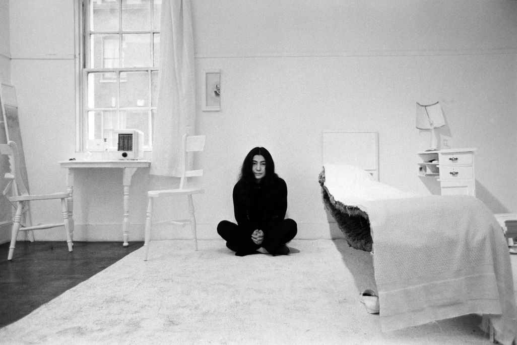 Yoko Ono with Half-A-Room, 1967.